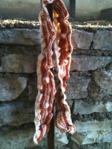 crocheted scarf from drunken wendy
