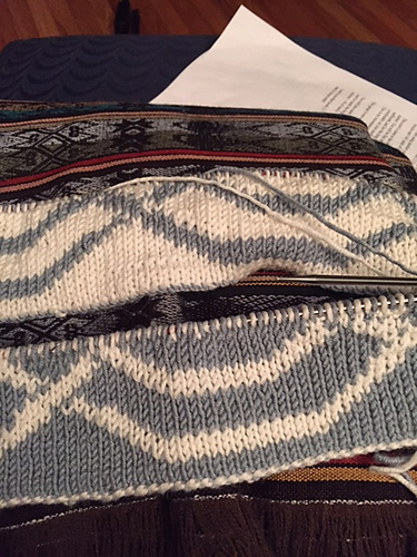 "It is so fun watching this grow" Donna, knitter